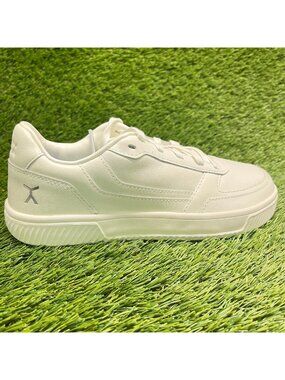 Flux Footwear Adapt Leather Trainer White Women Size 7.5 Athletic Shoes Sneakers